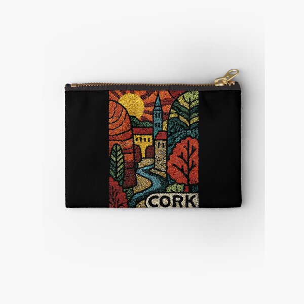 Item preview, Historic Cork Ireland Poster | Retro Tapestry Cathedral Art designed and sold by TuncGK.