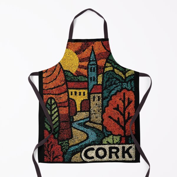 Item preview, Historic Cork Ireland Poster | Retro Tapestry Cathedral Art designed and sold by TuncGK.