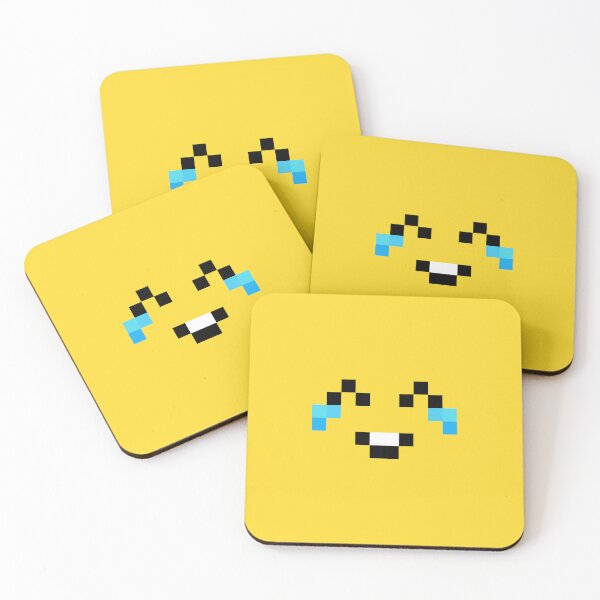 Item preview, Tiny Tears of Joy – Pixel Emoji Art designed and sold by bitlionaire.