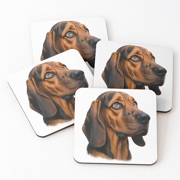 Item preview, Stylish Bloodhound dog portrait designed and sold by adey68.