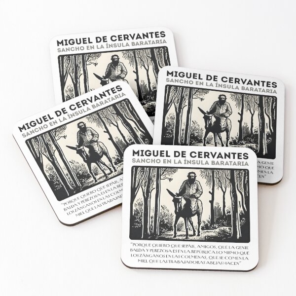 Item preview, Sancho on the Island of Barataria. "Don Quixote of La Mancha" by Miguel de Cervantes. designed and sold by Filologica.