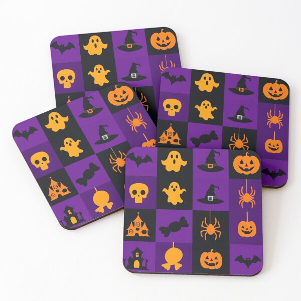 Item preview, Cute Halloween Icons Pattern designed and sold by MyWittyThings.