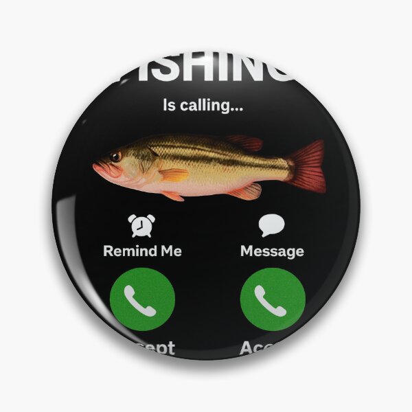 Item preview, Fishing Is Calling Funny Angler Tee designed and sold by SassCity.