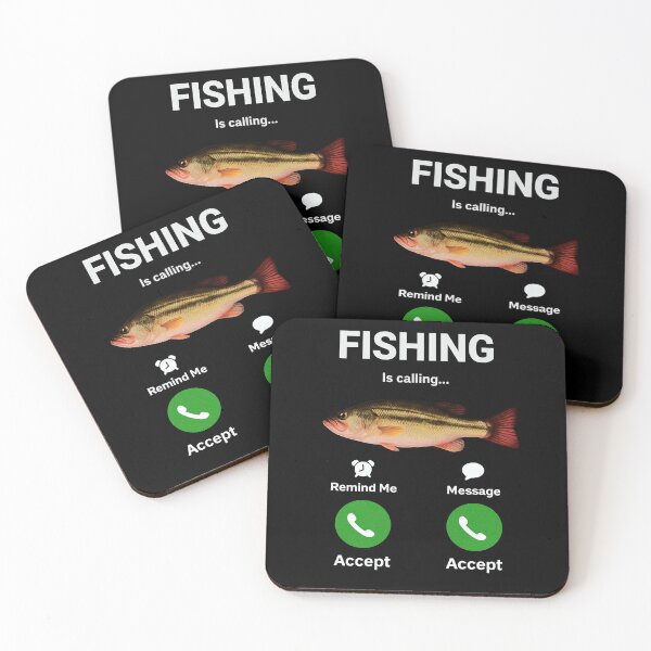 Item preview, Fishing Is Calling Funny Angler Tee designed and sold by SassCity.