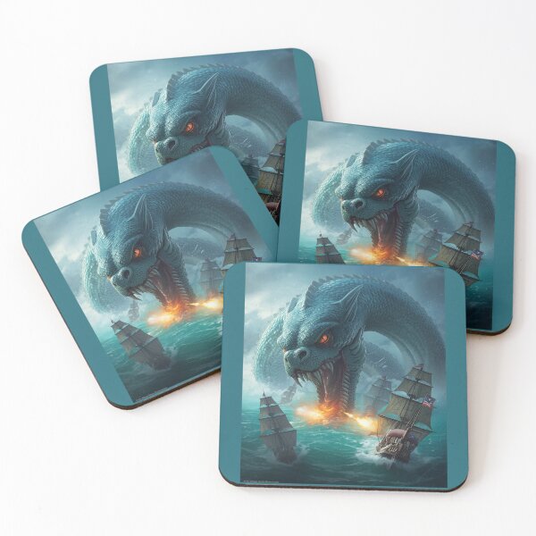 Item preview,  Leviathan’s Wrath T-Shirt – Biblical Sea Monster Fantasy Tee designed and sold by Mythic Tide.