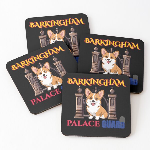 Item preview, Cute Two-Tone Corgi Illustration – Playful Cartoon Dog Design Barkingham Palace Guard designed and sold by Kotalo.