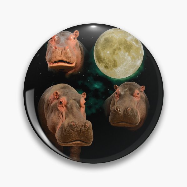 Item preview, Three Moon Hippos designed and sold by SassCity.
