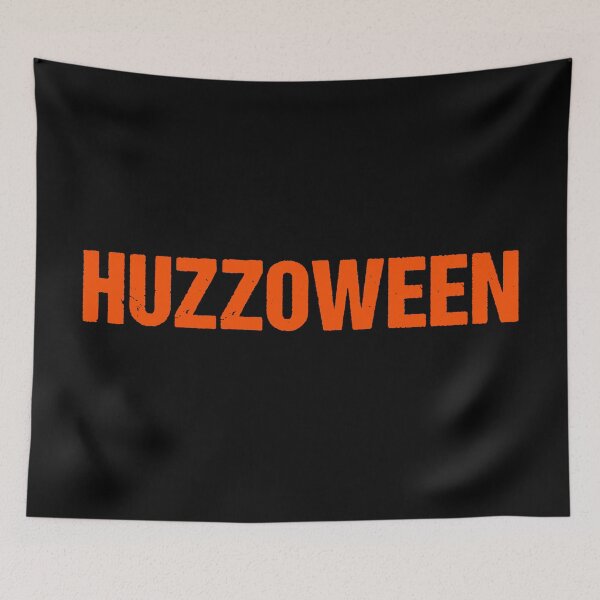 Item preview, Huzzoween, Orange Funny Halloween Quotes designed and sold by Memes N Lore .