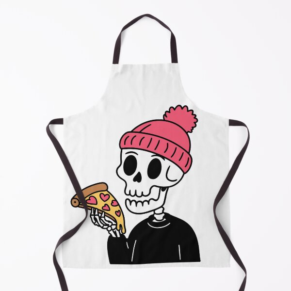 Item preview, Cool Skeleton Style - Skull Pizza Love designed and sold by -INKECHO-.