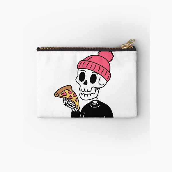 Item preview, Cool Skeleton Style - Skull Pizza Love  designed and sold by -INKECHO-.