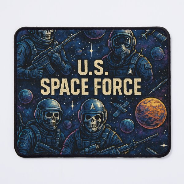 Item preview, Tactical U.S. Space Force All-Over Print – Gritty & Futuristic Cosmic Warfare Shirt designed and sold by getpressedshirt.