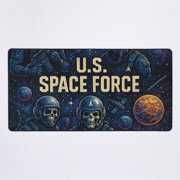 Item preview, Tactical U.S. Space Force All-Over Print – Gritty & Futuristic Cosmic Warfare Shirt designed and sold by getpressedshirt.