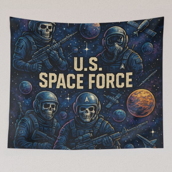 Item preview, Tactical U.S. Space Force All-Over Print – Gritty & Futuristic Cosmic Warfare Shirt designed and sold by getpressedshirt.