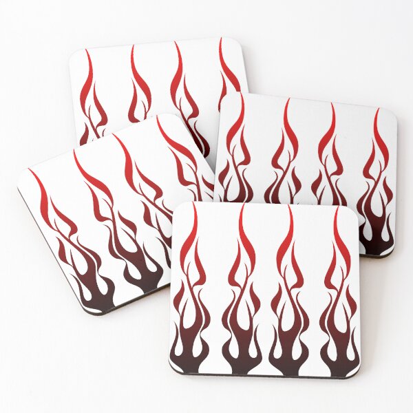Item preview, Black Red Flames Motorcycle Sticker Design designed and sold by ArtimShop.