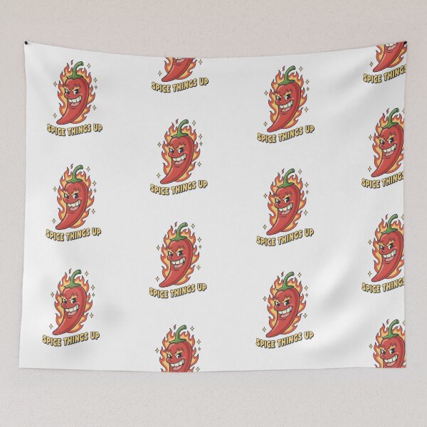 Item preview, Cartoon fire chili pepper – Spicy illustration designed and sold by drchzak.