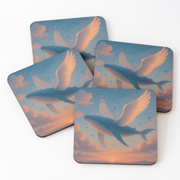 Item preview, Winged Whale in the Sky designed and sold by Lolili69.