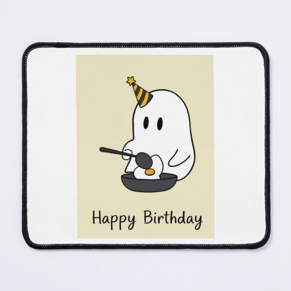 Item preview, Egg frying pan birthday boo ghost halloween christmas spooky pumpkin autumn cute funny designed and sold by CheeseBlueprint.