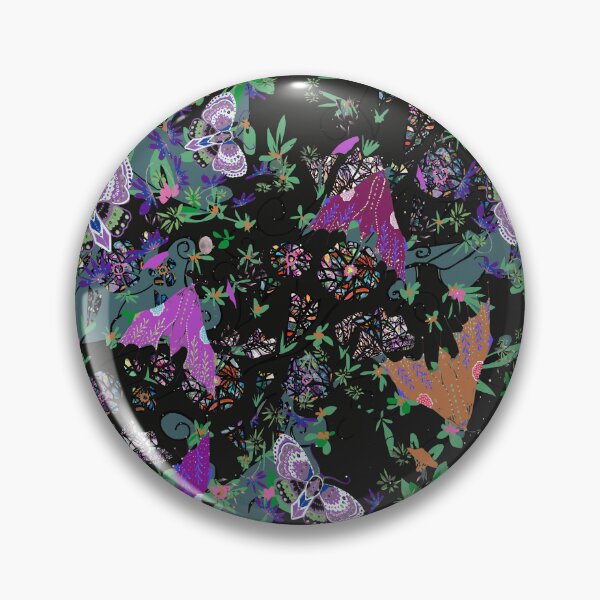 Item preview, Moth and butterflies at night designed and sold by ZjalDesign.