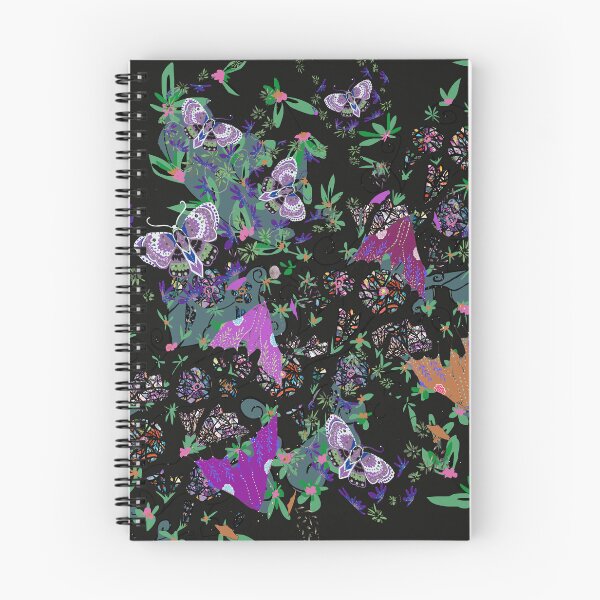 Item preview, Moth and butterflies at night designed and sold by ZjalDesign.
