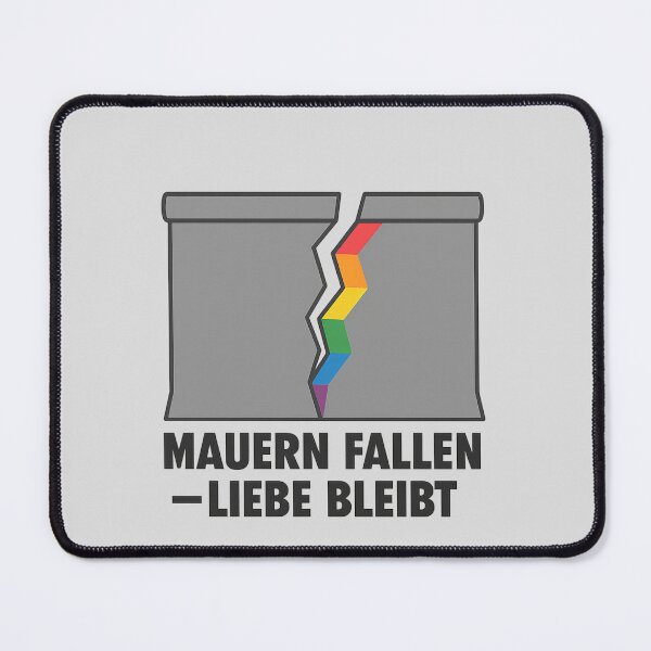 Item preview, LGBT Gay pride Rainbow flag Berlin Wall designed and sold by JETSETPRIDE.