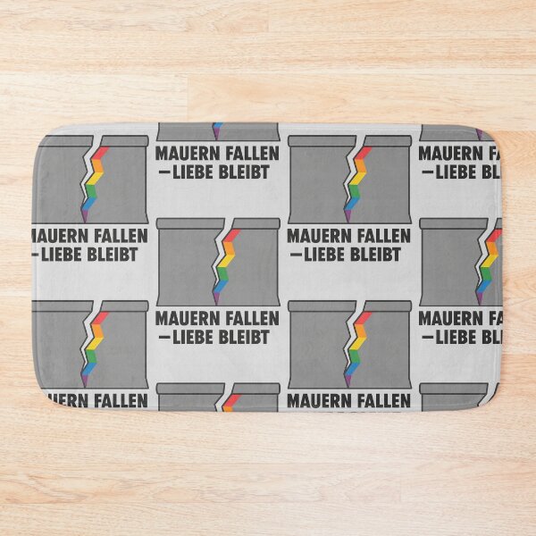 Item preview, LGBT Gay pride Rainbow flag Berlin Wall designed and sold by JETSETPRIDE.