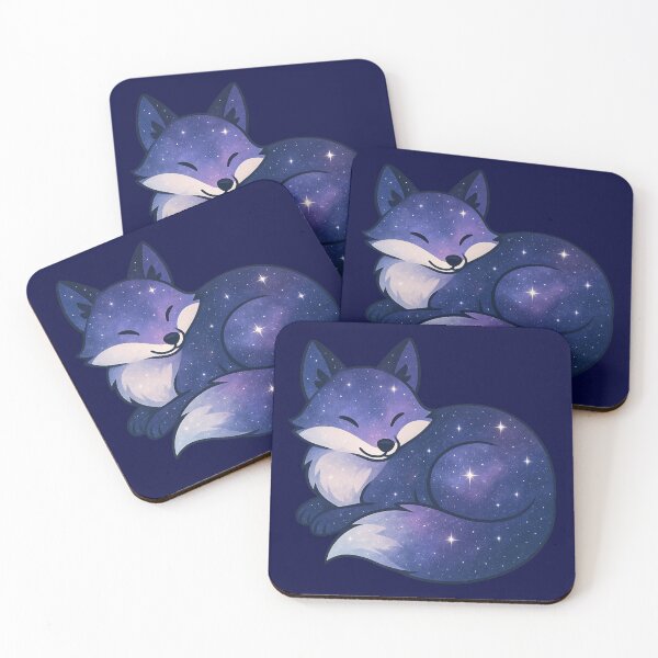 Item preview, Galaxy Fox – Cute Cosmic Night Sky Animal designed and sold by Painted Moon by Luna Bee™.