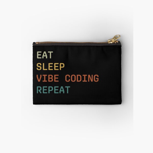 Item preview, Eat Sleep Vibe Coding Repeat retro colors designed and sold by Coowo22.