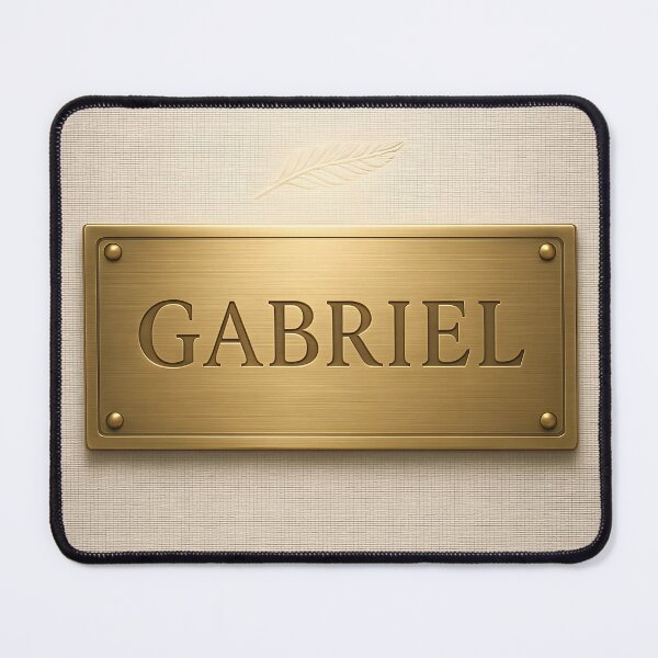 Artikelvorschau, Gabriel — Angelic Brass & Linen entworfen und verkauft von VoidBloom Studio.
