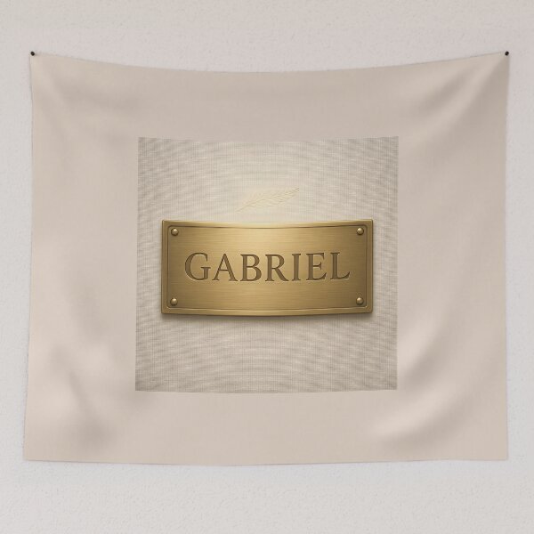 Artikelvorschau, Gabriel — Angelic Brass & Linen entworfen und verkauft von VoidBloom Studio.