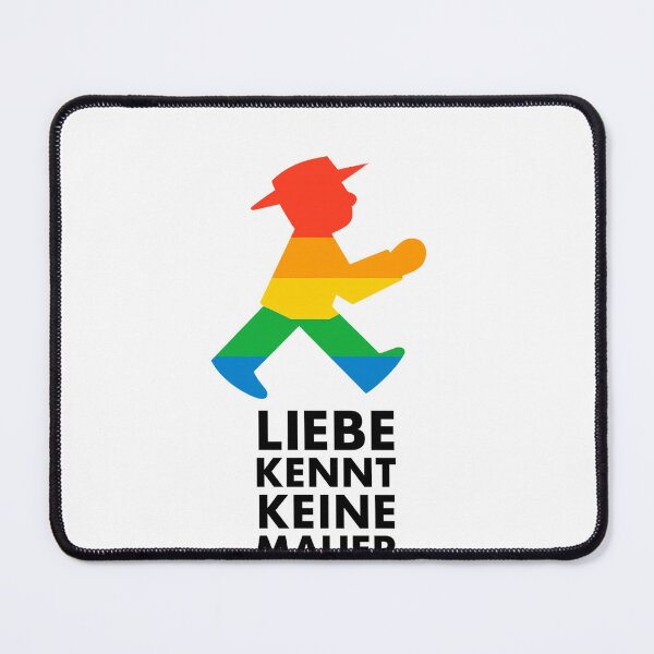 Item preview, LGBT Gay pride Rainbow flag Berlin Wall DDR designed and sold by JETSETPRIDE.