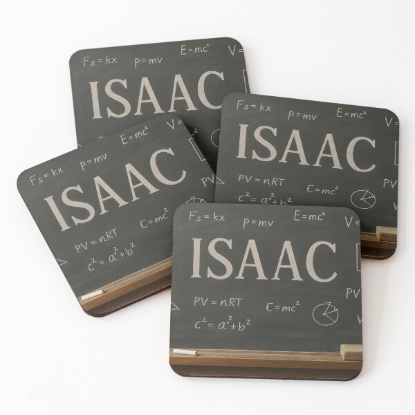 Item preview, Isaac — Chalkboard Equations designed and sold by VoidBloom Studio.