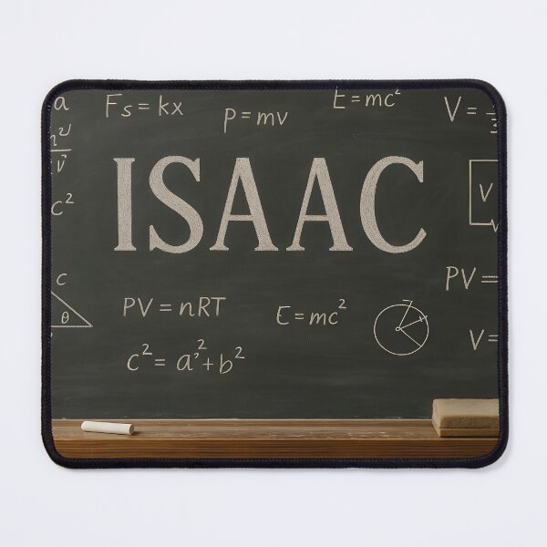 Item preview, Isaac — Chalkboard Equations designed and sold by VoidBloom Studio.