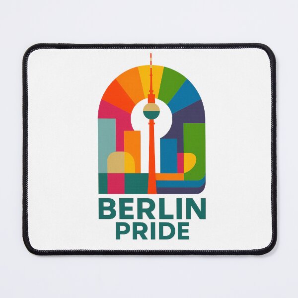 Item preview, LGBT Gay pride Rainbow flag Berlin Pride designed and sold by JETSETPRIDE.