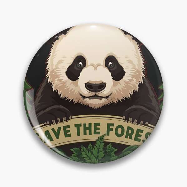 Item preview, Save The Forest – Cute Panda Eco Design designed and sold by CreativPlace.