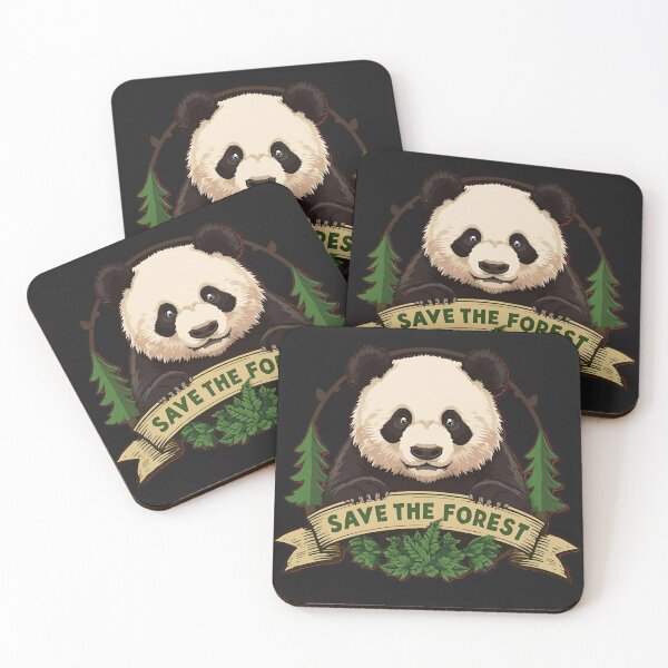 Item preview, Save The Forest – Cute Panda Eco Design designed and sold by CreativPlace.