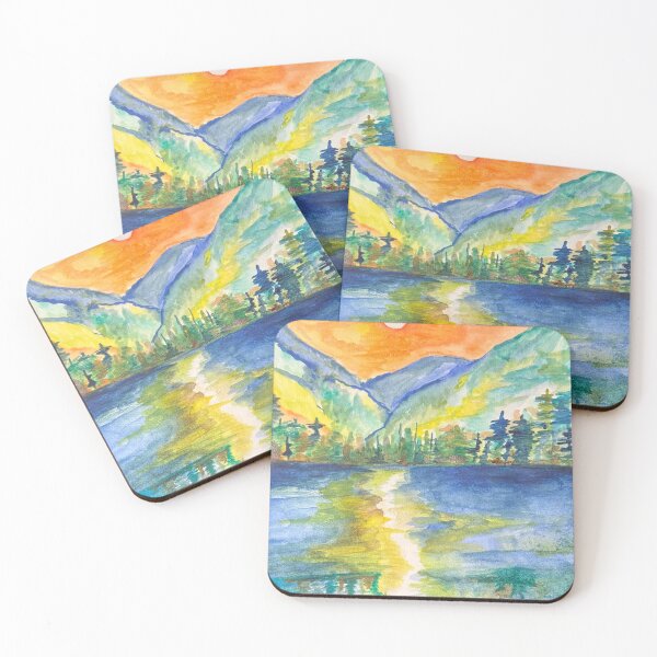 Item preview, watercolor landscape. designed and sold by Leaartistic.
