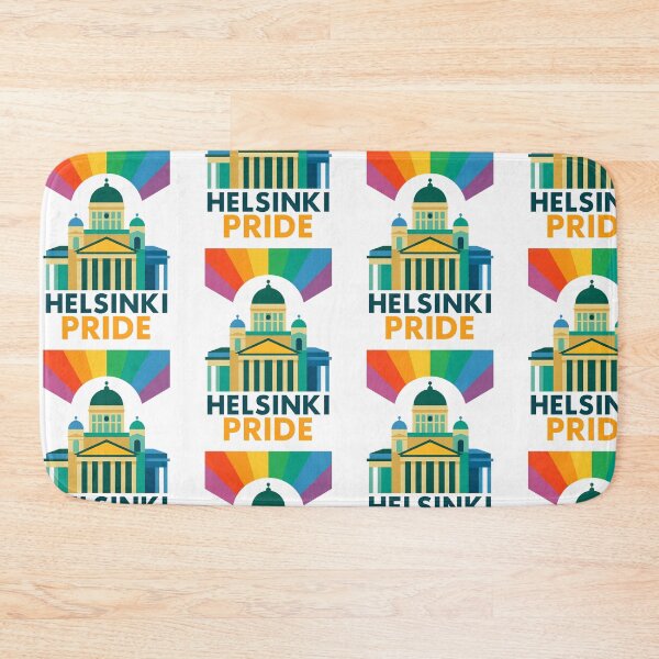 Item preview, LGBT Gay pride Rainbow flag Helsinki Pride designed and sold by JETSETPRIDE.