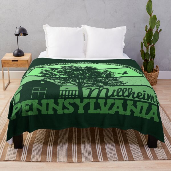 Item preview, Millheim Pennsylvania Sunset Retro Vintage Local Pride Logo designed and sold by CRHPOD20.