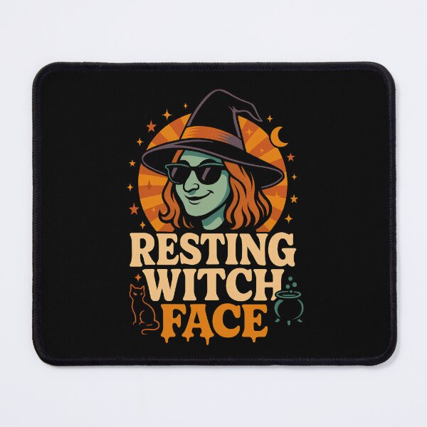 Item preview, Resting Witch Face | Funny Halloween Witch with Sunglasses designed and sold by DailyVibesMerch.