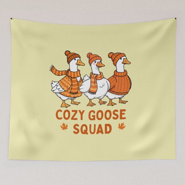 Item preview, Cozy Goose Squad Autumn Design designed and sold by PrintandJoy.