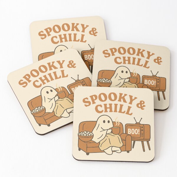 Item preview, Cozy Ghost Halloween – Spooky & Chill Retro Design designed and sold by DesignsByTaina.