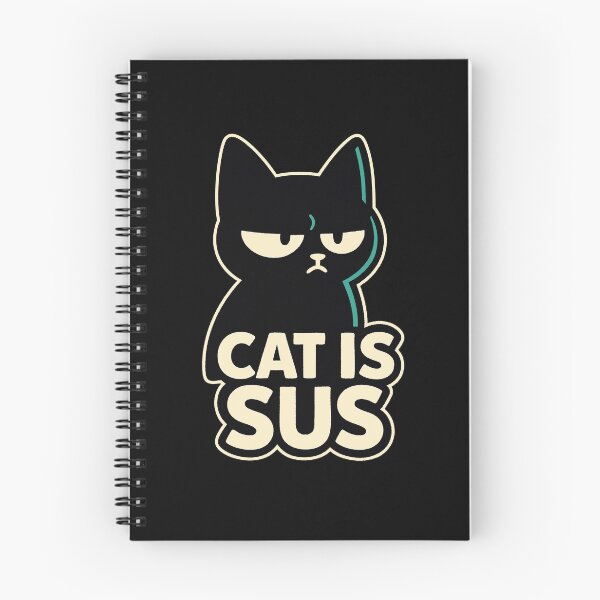 Item preview, Gato sospechoso – Juego de palabras con gato sospechoso designed and sold by Dazzlement.
