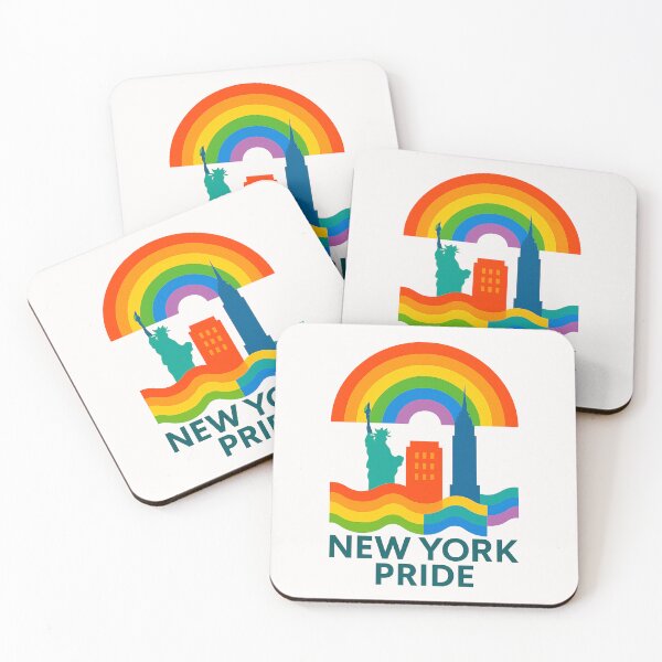 Item preview, LGBT Gay pride Rainbow flag New York Pride designed and sold by JETSETPRIDE.
