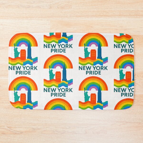 Item preview, LGBT Gay pride Rainbow flag New York Pride designed and sold by JETSETPRIDE.