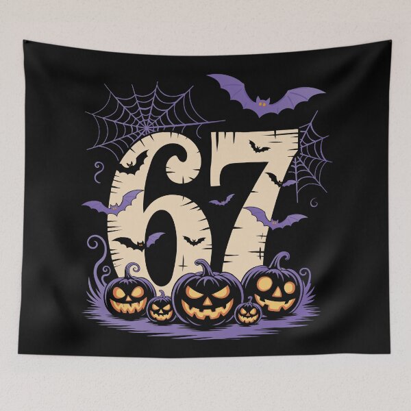Item preview, Six Seven 6 7 Meme Spooky Halloween designed and sold by GregArtShop.