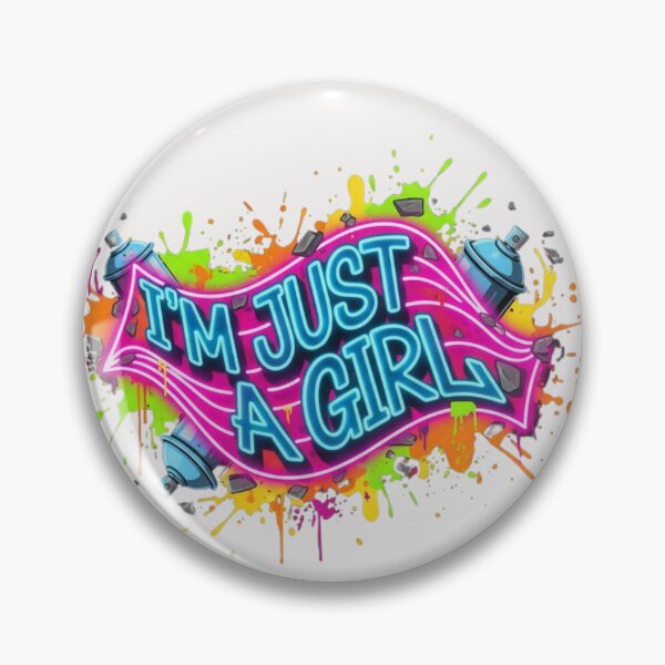 Item preview, I'm just a girl! designed and sold by  ViralVisionsCreating .