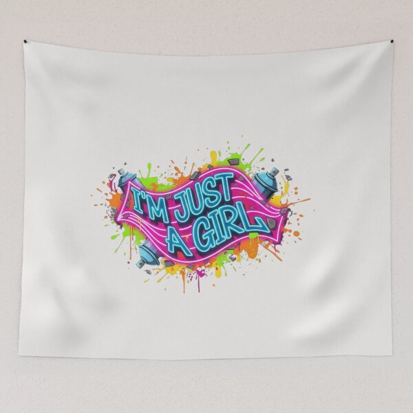 Item preview, I'm just a girl! designed and sold by  ViralVisionsCreating .