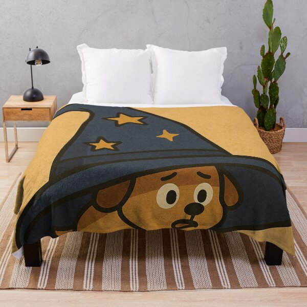 Item preview, Tiny Dog Under a Giant Wizard Hat designed and sold by Lolili69.