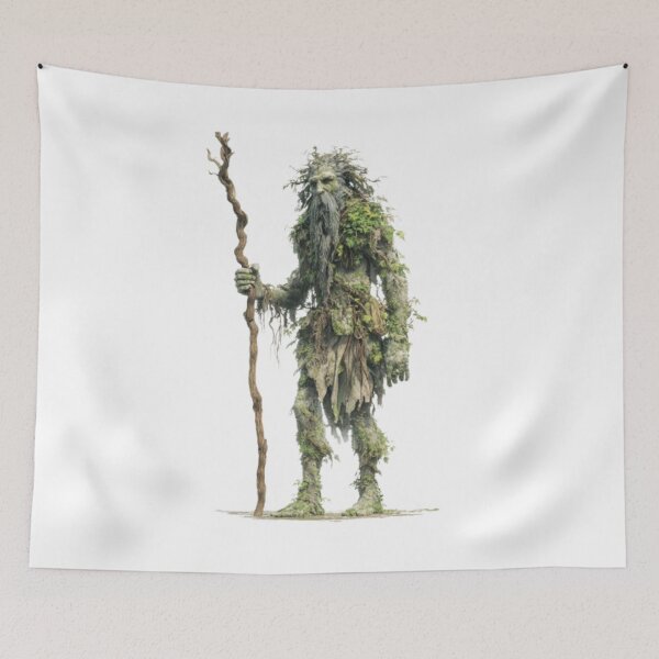 Item preview, Leshy – Slavic Forest Spirit designed and sold by AlexLineArt.