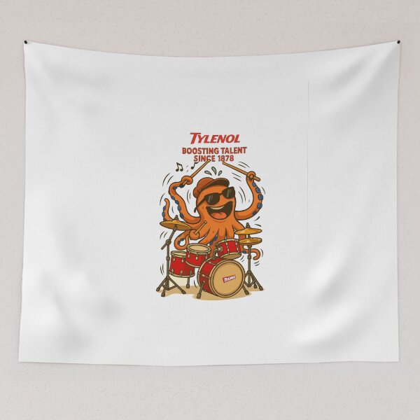 Item preview, Funny Tylenol Autism Drummer Boosting Talent Since 1878 designed and sold by LunasGlory.